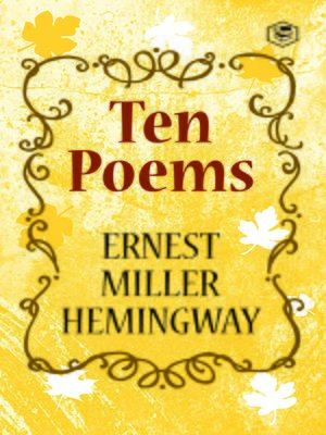 cover image of Ten Poems